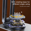 Yesido C184 360 Rotating Aluminum Alloy Folding Phone Holder - Space Gray - ستاند مكتبي - عالي الجودة - دوران 360 درجة - لجميع انواع الاجهزة