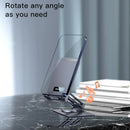 Yesido C184 360 Rotating Aluminum Alloy Folding Phone Holder - Space Gray - ستاند مكتبي - عالي الجودة - دوران 360 درجة - لجميع انواع الاجهزة