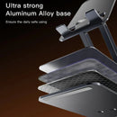 Yesido C184 360 Rotating Aluminum Alloy Folding Phone Holder - Space Gray - ستاند مكتبي - عالي الجودة - دوران 360 درجة - لجميع انواع الاجهزة