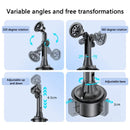 Yesido C200 Cup Holder Car Phone Mount - Black - ستاند سيارة - القاعدة مكان الكوب - ذراع طويل