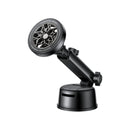 Yesido C266 Round Magesafe 360 Degree Rotation Magnetic Holder - Black - ستاند سيارة - ذراع طويل - ماغ سيف - مناسب لجميع انواع الاجهزة