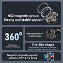 Yesido C266 Round Magesafe 360 Degree Rotation Magnetic Holder - Black - ستاند سيارة - ذراع طويل - ماغ سيف - مناسب لجميع انواع الاجهزة