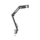 Yesido C296 Multi Adjustable Lazy Phone & Tablet Holder - Black - ستاند - لجميع انواع الايباد والاجهزة اللوحية والهواتف - متعدد الاوضاع