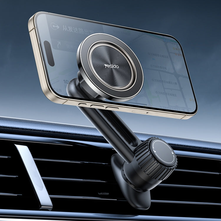 Yesido C168 MagSafe Magnetic Car Air Vent Phone Holder - ستاند سيارة - فتحة تكييف - مغناطيس - دوران 360 درجه - مناسب لجميع انواع الاجهزة