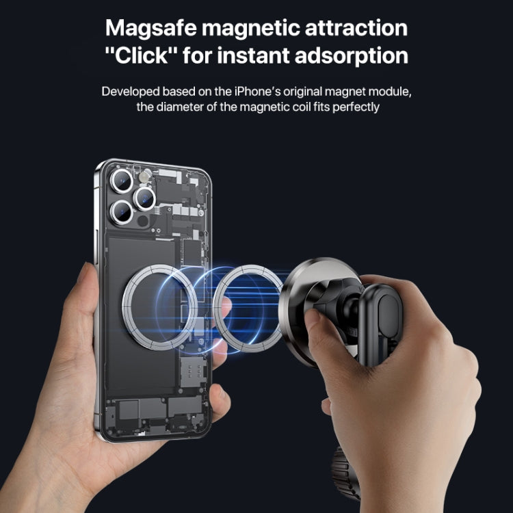 Yesido C168 MagSafe Magnetic Car Air Vent Phone Holder - ستاند سيارة - فتحة تكييف - مغناطيس - دوران 360 درجه - مناسب لجميع انواع الاجهزة