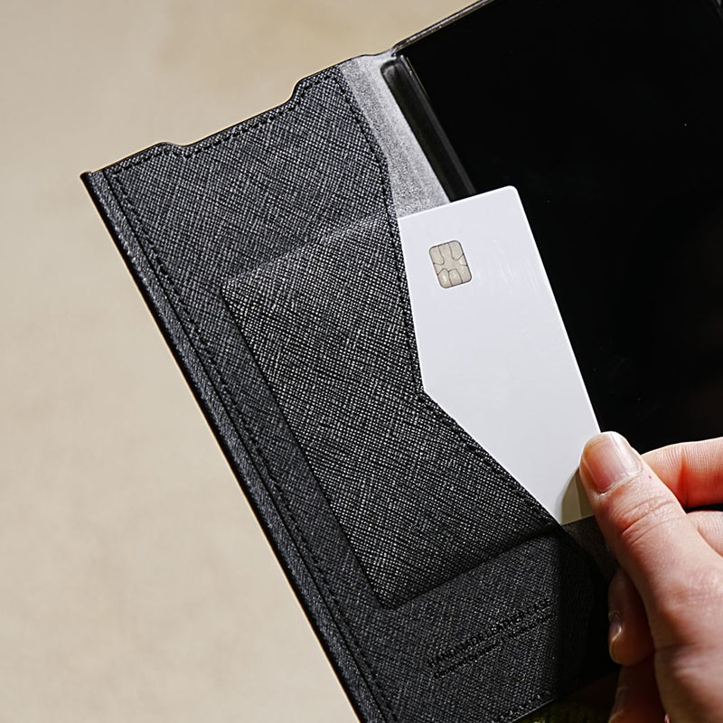 Araree Samsung S25 Ultra Bonnet Diary Case - Black [A] -  S25 كفر سامسونج  - حماية عالية مع بوك + ستاند - ألتر