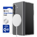 Araree Duple 360 Magsafe Cover For Z Fold 8 Ultra - Clear Black [BU] - كفر سامسونج  - حماية عالية - ماق سيف