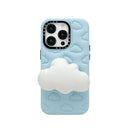 Casetify Grippy Case for iPhone 15 Pro (Marshmallow Cloud)[C] - كفر حماية عالية - مسكة