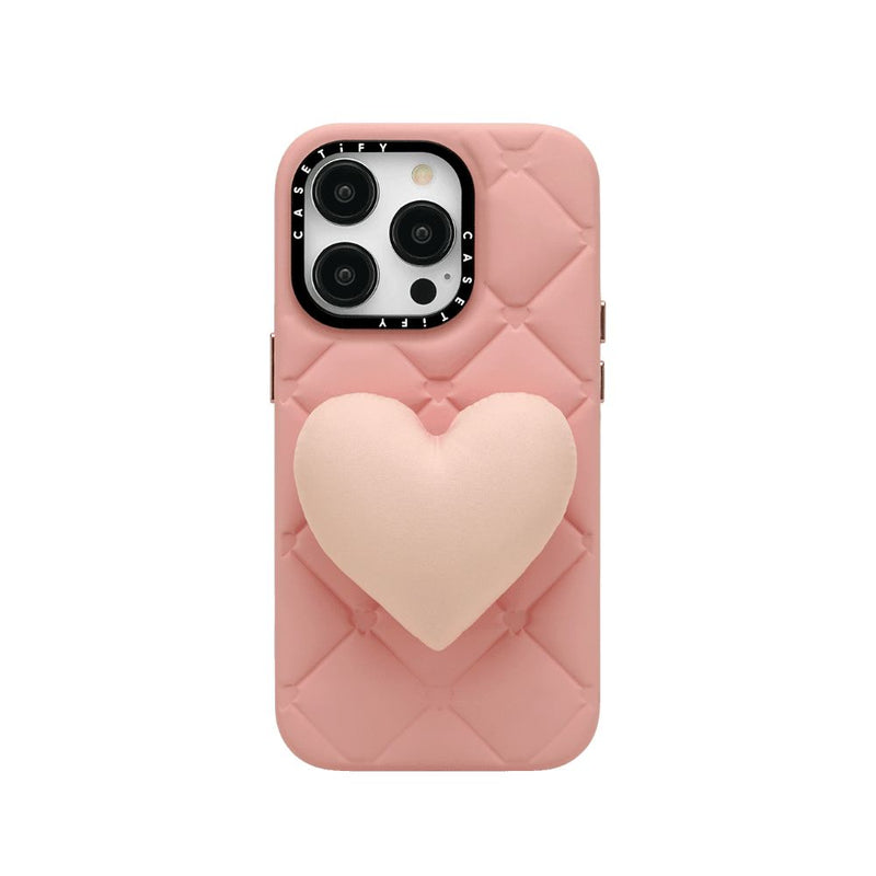 Casetify Grippy Case for iPhone 15 Pro (Heartbreaker) [C] - كفر حماية عالية - مسكة
