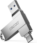 OSCOO Dual Drive USB 3.1 Type-C Flash Drive [b] فلاش ميموري - اوسكو - تايب سي - لاجهزة الايباد برو، الهواوي، والسامسونغ