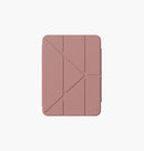 Uniq Camden Slim with Frosted Back Case for iPad 7/8/9 - 10.2"/ 10.5" - Peony Pink [B] -كفر ايباد - يونيك - حماية عالية - أكثر من وضعيه للأستاند - مع مكان للقلم