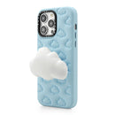 Casetify Grippy Case for iPhone 15 Pro (Marshmallow Cloud)[C] - كفر حماية عالية - مسكة