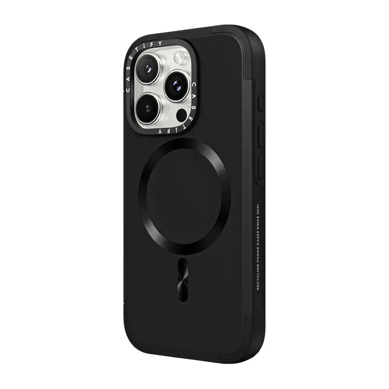 Casetify Magsafe Force Case for iPhone 16 Pro / 16 Pro Max Black [C] - كفر حماية عالية - ماق سيف - اسود