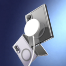 Araree Duple 360 Magsafe Cover For Z Fold 8-Clear Black [BU] - كفر سامسونج  - حماية عالية - ماغ سيف