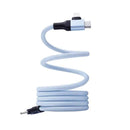 Torrii 60W CiCi Multi-function Magnetic Cable 1M – Blue [BU] - سلك شحن - 2 في 1 - تايب سي الي  تايب سي + ايفون - طول 1 متر - قوة 60واط - كفالة 12 شهر