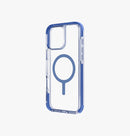 Uniq Hybrid Combat Magsafe Case for iPhone 16 - Blue [B] - كفر حمايه عاليه - يونيك - ماغ سيف - شفاف ازرق