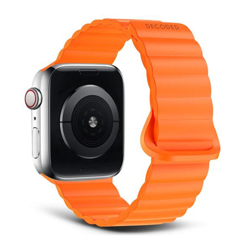 Decoded Silicone Magnet Traction Loop Strap Lite for AppleWatch (Apricot)  49/46/45/44/42mm [C] - سير ساعة ابل - سليكون