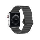 Decoded Silicone Magnet Traction Loop Strap Lite for AppleWatch (Black) 49/46/45/44/42mm [C] - سير ساعة ابل - سليكون