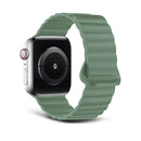 Decoded Silicone Magnet Traction Loop Strap Lite for AppleWatch (Sage Leaf Green) 49/46/45/44/42mm [C] - سير ساعة ابل - سليكون