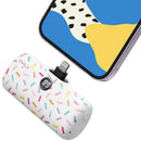 iWalk Link Me Plus Pocket Battery 4800 mAh for iPhone - White Candy [BU] - بطارية متنقلة - مع شاحن ايفون - كفالة 24 شهر