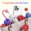 iWalk Link Me Plus Pocket Battery 4800 mAh for iPhone - White Candy [BU] - بطارية متنقلة - مع شاحن ايفون - كفالة 24 شهر