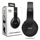 P47 Multifunctional Wireless Foldable Over Ear Headphone  - سماعة رأس بلوتوث - كفالة 12 شهر