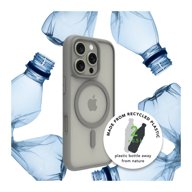 Dbramante Grenen MagSafe Case for iPhone 16 Pro/Pro Max (Titanium) [C] - كفر حماية عالية - ماق سيف - تيتانيوم