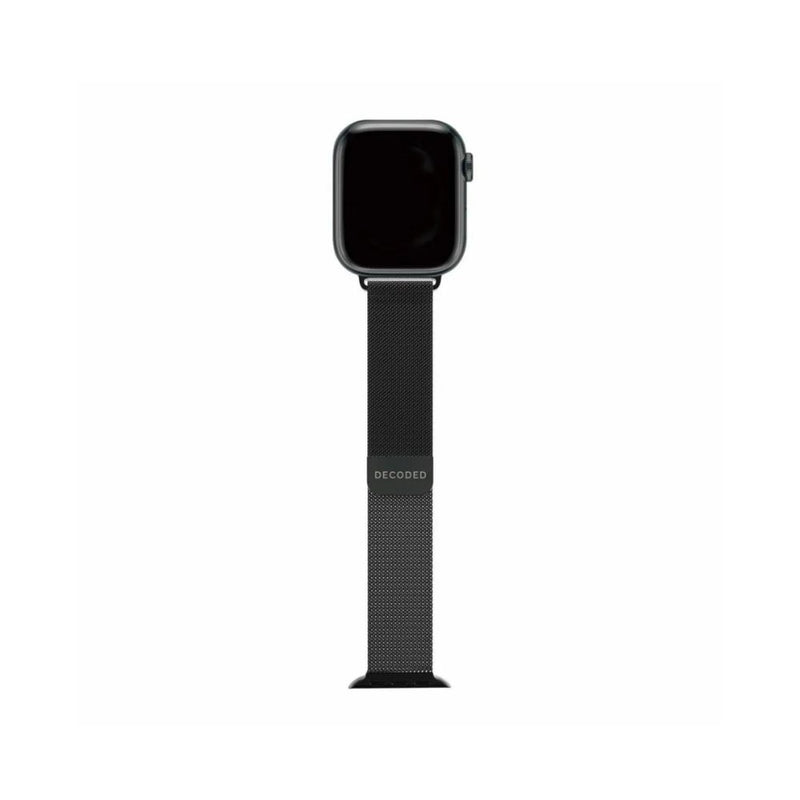 Decoded Milan Traction Strap for Apple Watch 45mm (Black) 49/46/45/44/42mm [C] - سير ساعة ابل