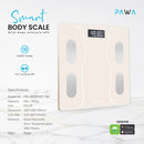 Pawa Smart Body Scale with Body Analysis APP - Beige [O] - ميزان ذكي - كفالة 24 شهر