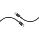 Promate EcoLine-CC120 60W PD USB-C Fabric Braided Cable 1.2m Black [BO] - سلك شحن  تايب سي - الى تايب سي - طول 1.20 متر