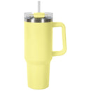 Fifty Fifty Insulated Mug 1.1L (Lemon Drop) [C] - مطارة حافظة للحرارة + عود + مسكه