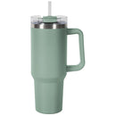 Fifty Fifty Insulated Mug 1.1L (Sage) [C] - مطارة حافظة للحرارة + عود + مسكه