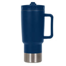 Fifty Fifty Insulated Mug 887ML (Navy Blue) [C] - مطارة حافظة للحرارة + عود + مسكه