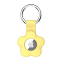 Apple Airtag Keychain Silicone Case - Yellow - كفر ميدالية ابل ايرتاغ