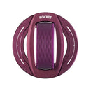 Rocket Magnetic Phone Grip With Stand Holder Burgundy [H] - مسكة - سيليكون + ستاند - خاصية الماغ سيف