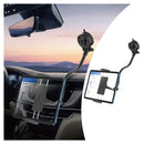Wewe Use your iPad for GPS navigation, making hands-free calls, or enjoying multimedia content while keeping your eyes on the road [H]- ستاند سيارة للايباد - ذراع طويل - مناسب لجميع انواع الاجهزة