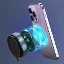 Car Magnetic Phone Holder (D5) [H]- ستاند سيارة مناسب لجميع انواع الاجهزة - شفط بدون شحن - دوران 360 درجة - ماغ سيف