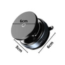 Car Magnetic Phone Holder (D5) [H]- ستاند سيارة مناسب لجميع انواع الاجهزة - شفط بدون شحن - دوران 360 درجة - ماغ سيف