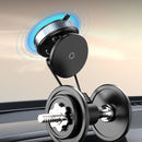 Car Magnetic Phone Holder (D5) [H]- ستاند سيارة مناسب لجميع انواع الاجهزة - شفط بدون شحن - دوران 360 درجة - ماغ سيف
