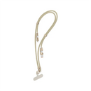 Green Lion 4-in-1 Braided Cable – 240W Fast Charging, 1.5m Beige - خيط علاقة - 4 في 1 - جرين لاين - سلك شحن تايب سي الى تايب سي - قوة 240 واط - يمكنكم اختيار مع كفر شفاف او بدون كفر فقط خيط علاقة