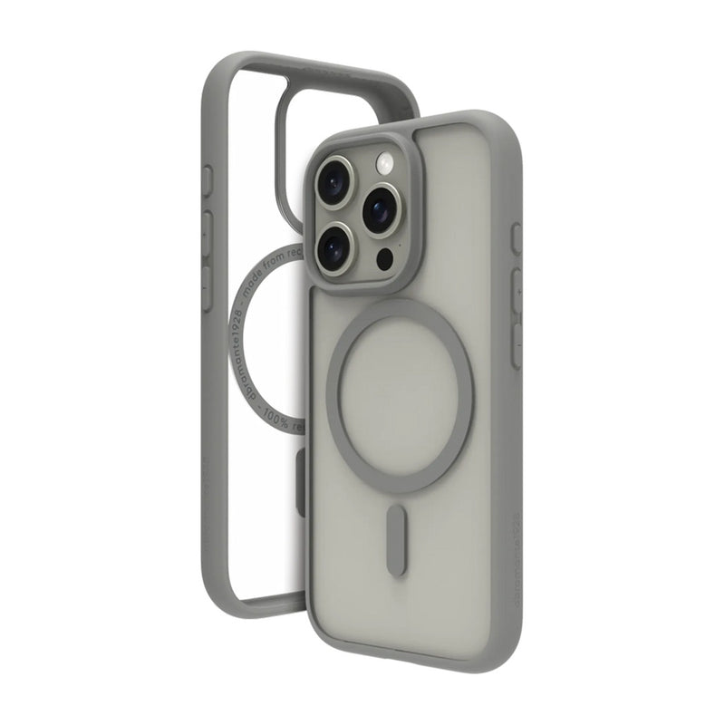 Dbramante Grenen MagSafe Case for iPhone 16 Pro/Pro Max (Titanium) [C] - كفر حماية عالية - ماق سيف - تيتانيوم
