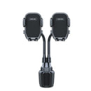 Green Lion Dual Drive Universal Car phone Holder - Black - ستاند سيارة - مكان الكوب - ذراع طويل
