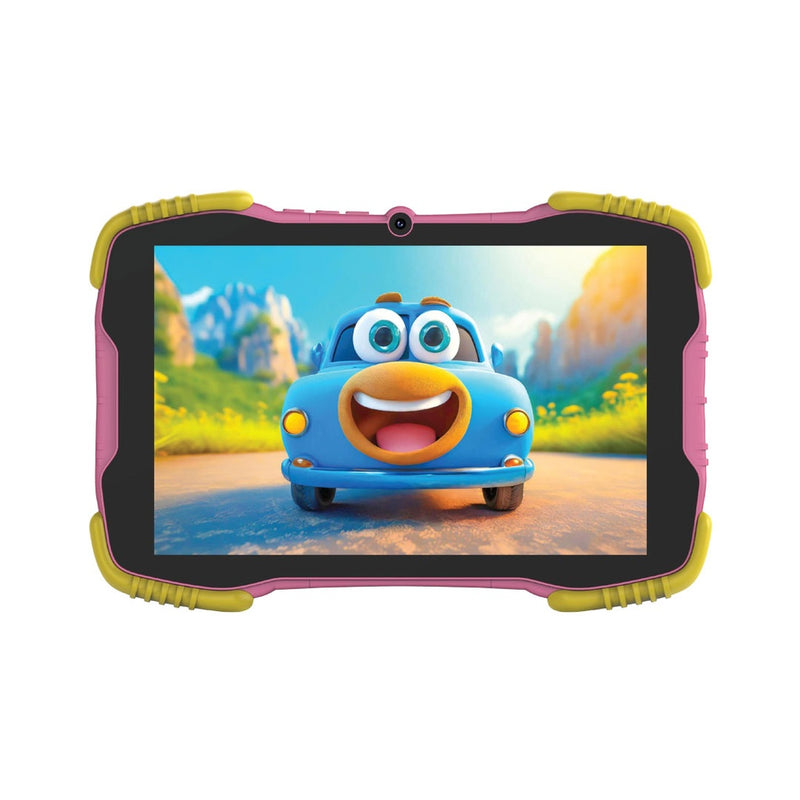 Green Lion G-Kid 20 Kids Tablet – Pink - تابلت اطفال - واي فاي + شريحة اتصال - حمايه + ستاند - مساحة 64 قيقا