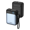 reen Lion LYNK 10000mAh Power Bank PD 20W - Black - بطارية متنقلة - جرين لاين - قوة 10000 - تايب سي - 1 منفذ تايب سي - 1 منفذ يو اس بي - شاشة رقمية - كفالة 12 شهر