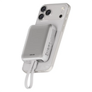 Green Lion Revon 10000mAh Power Bank - Gray - بطارية متنقلة - جرين ليون - سعة 10000 - ماق سيف - قوة 15 واط + منفذ شحن تايب سي 20 واط - شاشة رقمية - كفالة 12 شهر