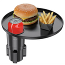 Green Lion Travel Tray Car Cup Holder - Black - ستاند سيارة - حامل كوب + مساحة تخزين