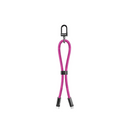 Green Lion Keychain lanyard USB-C to USB-C 60W - Pink - سلك شحن - تايب سي - الى تايب سي - طول 30 سم