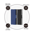 Araree Bonnet Diary Flip Case For Samsung Z Fold 6 - Blue [A] - كفر سامسونج  - حماية عالية - ماغ سيف - ازرق