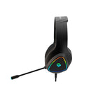 Porodo Wired Gaming Headphone HD Sound With RGB Light - سماعة رأس بورودو - مناسبة لألعاب الفيديو قيمز - مع اضاءة جانبية - كفالة 12 شهر