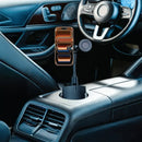 Green Lion Duo Mag 2-In-1 Car Cup Holder - Black - Black - ستاند سيارة - مكان الكوب - دوران 360 درجة - ذراع طويل